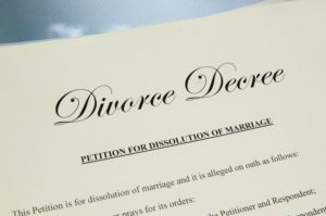 7560905 - closeup of legal divorce decree papers